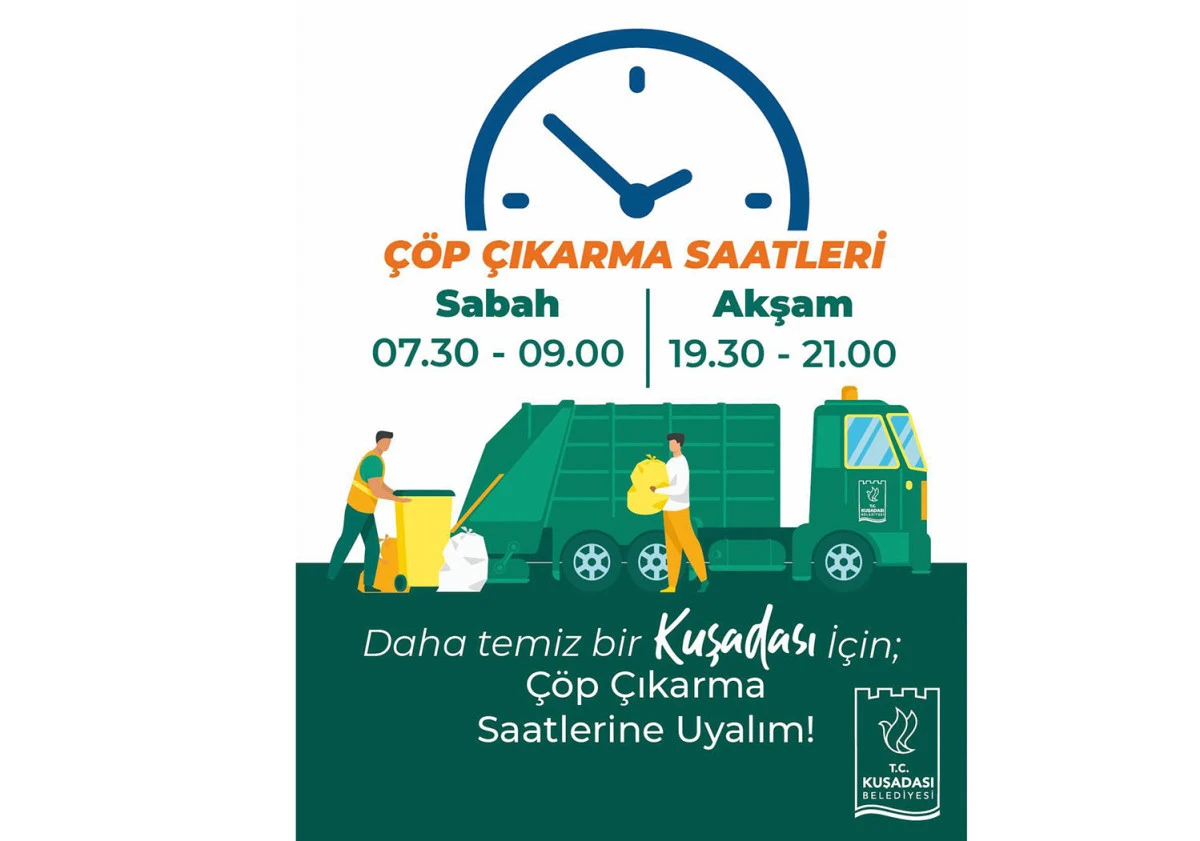 KUŞADASI KENT TEMİZLİĞİNDE YENİ DÖNEM: “ÇÖP SAATİ” UYGULAMASI 
