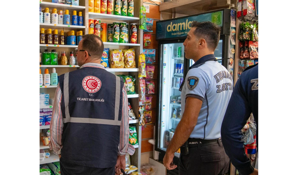 KUŞADASI&rsquo;NDA TİCARİ İŞLETMELERE SIKI DENETİM T&Uuml;KETİCİ HAKLARI HER ZAMAN &Ouml;N PLANDA 