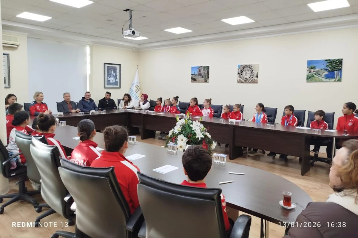 MADALYALI SPORCULARDAN DTO YA ZİYARET