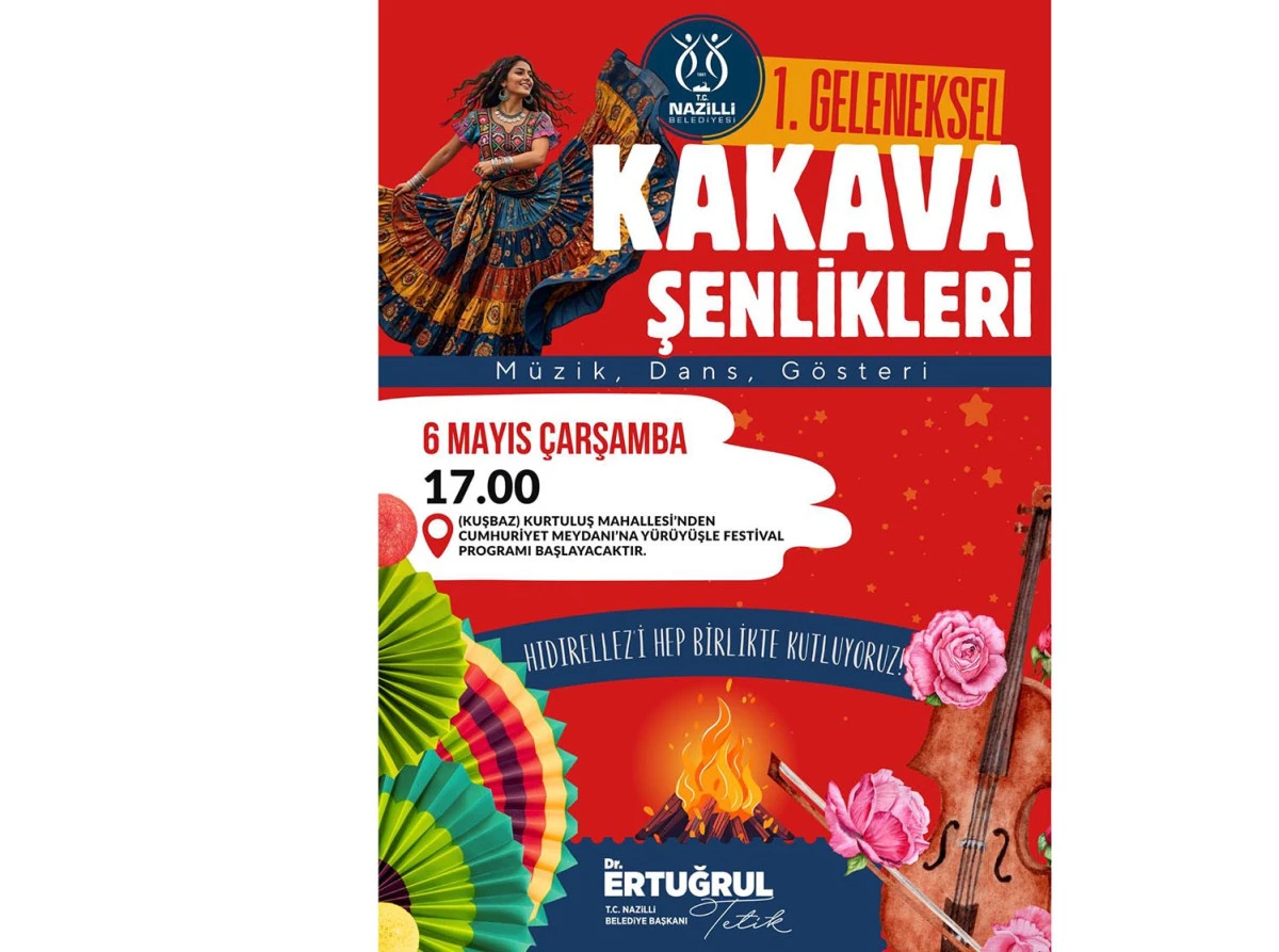 NAZİLLİ BELEDİYESİ 1. GELENEKSEL KAKAVA ŞENLİKLERİ BAŞLIYOR!