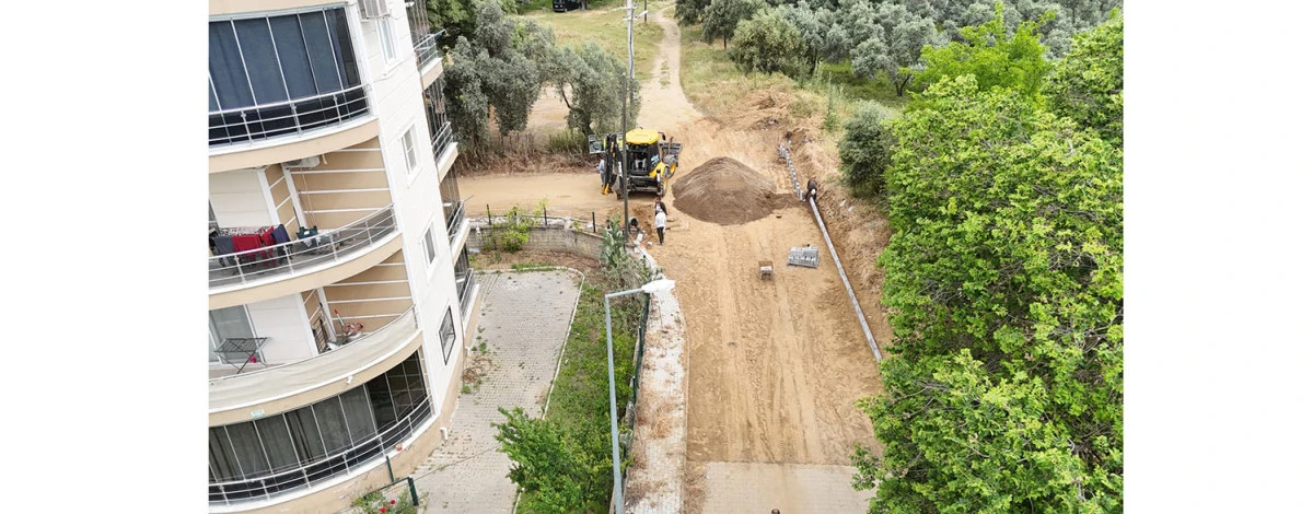 NAZİLLİ BELEDİYESİ&rsquo;NDEN OCAKLI MAHALLESİ&rsquo;NE YENİ YOL 