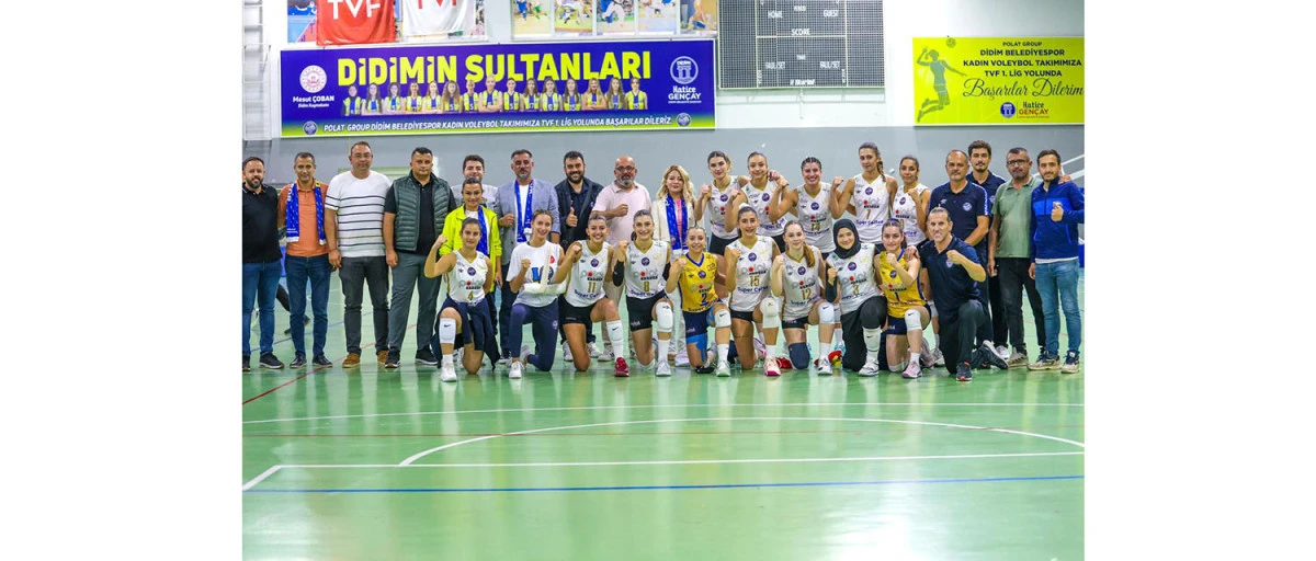 POLAT GROUP DİDİM BELEDİYESPOR KADIN VOLEYBOL TAKIMI  GALİBİYET SERİSİNİ SÜRDÜRDÜ