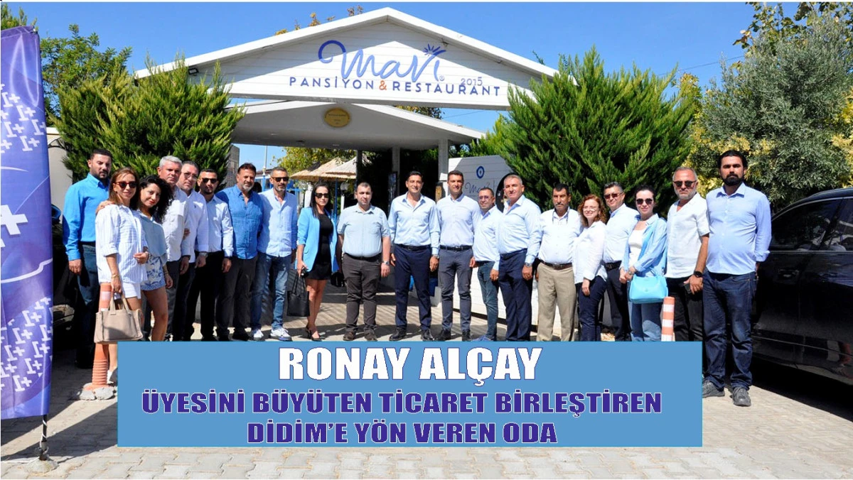 Ronay Al&ccedil;ay Mavi Liste ile Didim Ticaret Odası Başkanlığına Aday