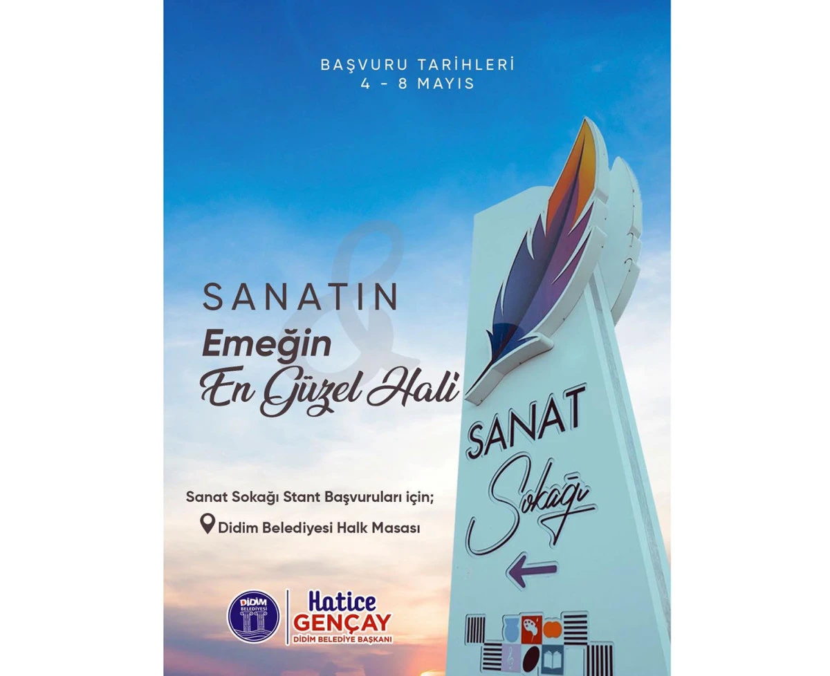 SANATIN VE EMEĞİN BULUŞMA NOKTASI: SANAT SOKAĞI İ&Ccedil;İN BAŞVURULAR BAŞLIYOR