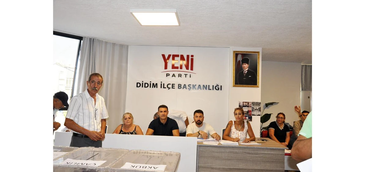 SANDIKLAR KURULDU, KATILIM REKOR KIRDI YENİ PARTİ DİDİM&rsquo;DE DELEGE SE&Ccedil;İMLERİ HEYECANI!