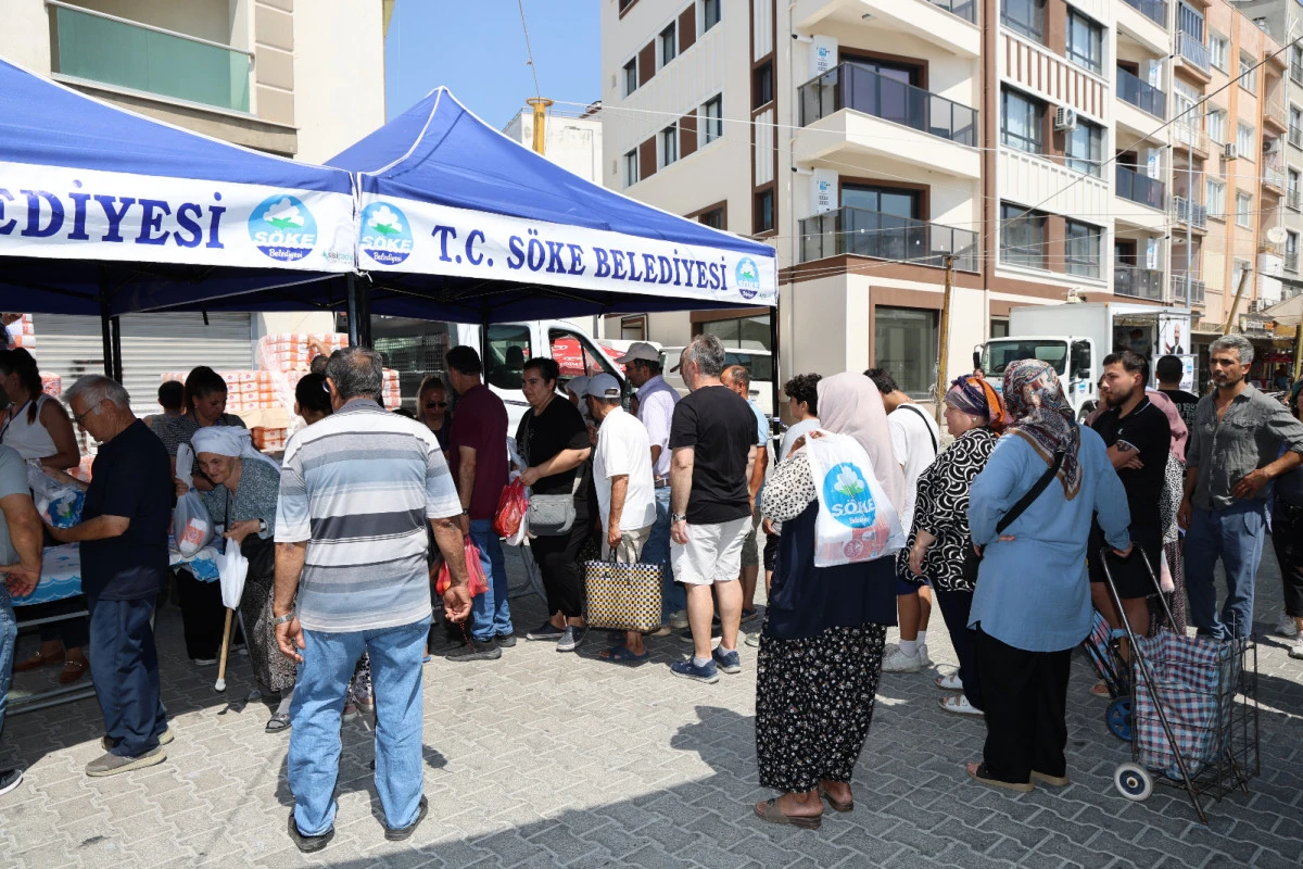 S&Ouml;KE BELEDİYESİ &Uuml;RETİMİ VE BEREKETİ PAYLAŞIYOR