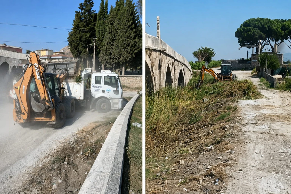 S&ouml;ke&rsquo;nin Tarihi Ramazanpaşa Kemerli K&ouml;pr&uuml;s&uuml;&rsquo;nde Kapsamlı Temizlik