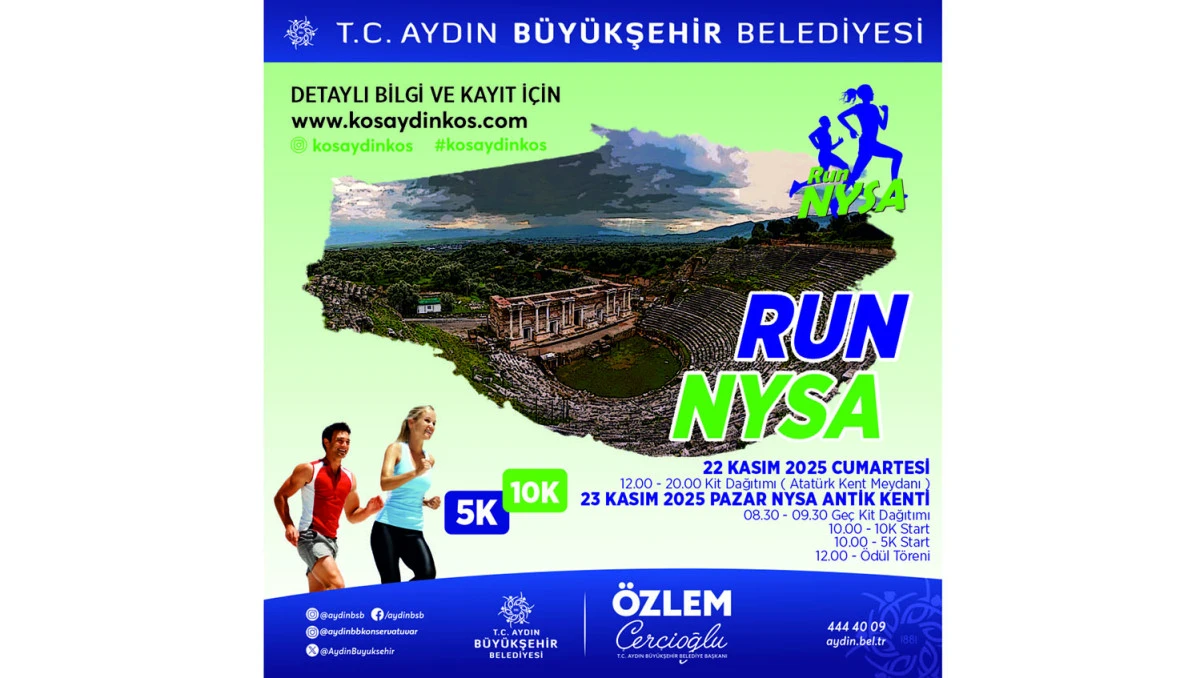 TARİHİN KALBİNDE, DOĞANIN İÇİNDE ‘RUN NYSA’ BAŞLIYOR