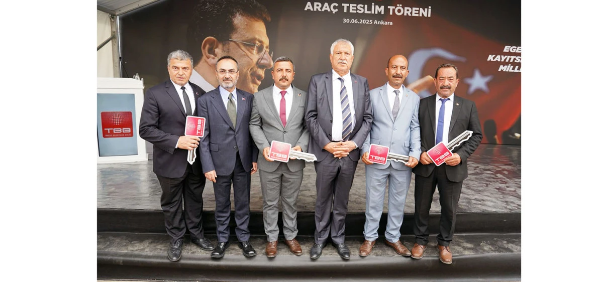 TBB’DEN BELEDİYELERE 62 ARAÇ HİBESİ